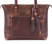 Zippered Deluxe Lifetime Tote - Lifetime Leather Co