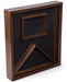 Flag Display Case with Glass Front and Certificate Holder, Velvet Backing – Cherry., Flag Display Case with Glass Front and Certificate Holder, The Military Gift Store, American Flag Frames