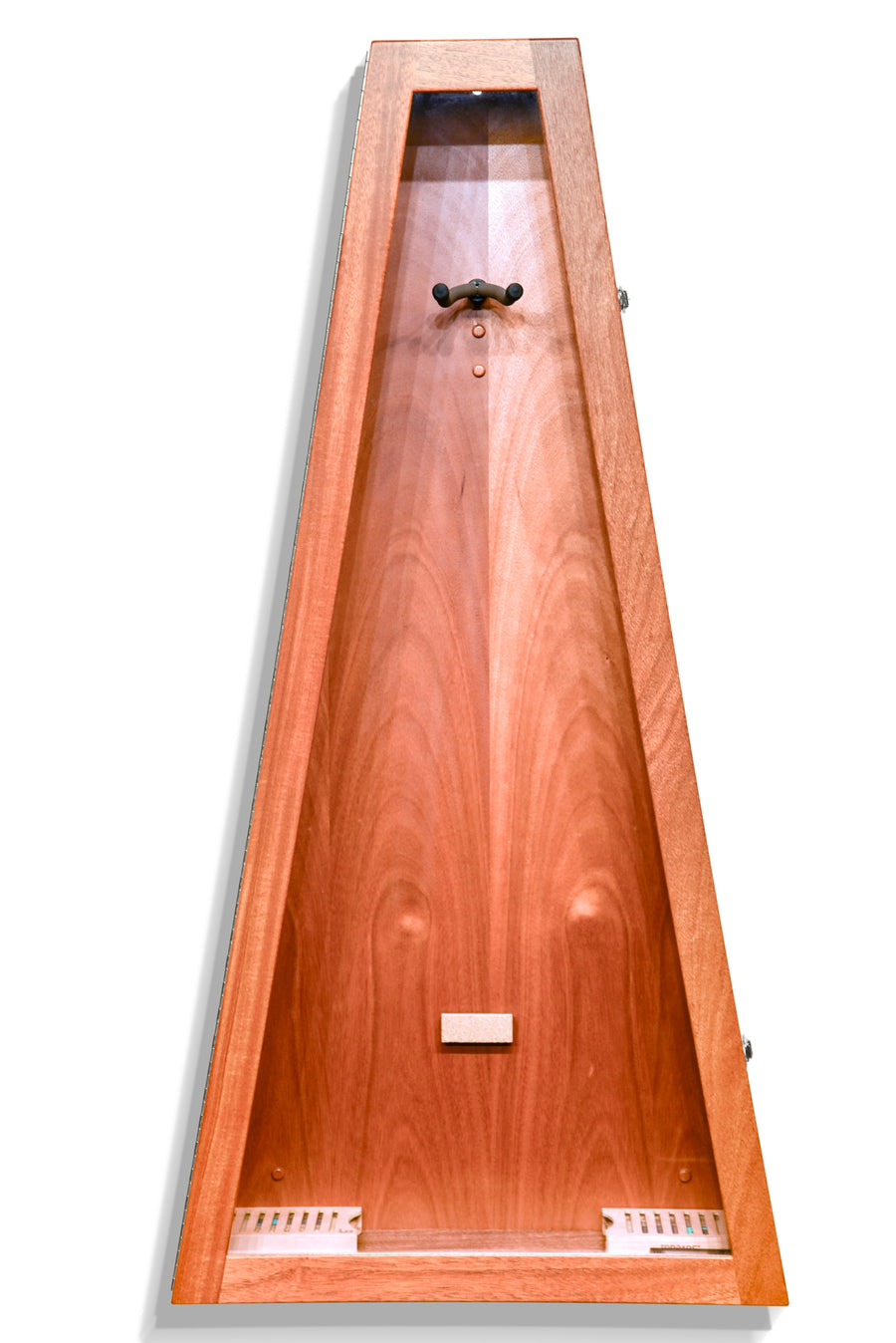 ClimaCase Triangle Humidor - African Mahogany (Quarter Sawn)