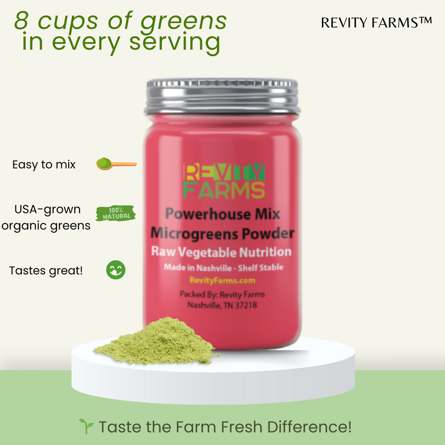 SuperFood - Concentrated Microgreen Powder - Freeze Dried