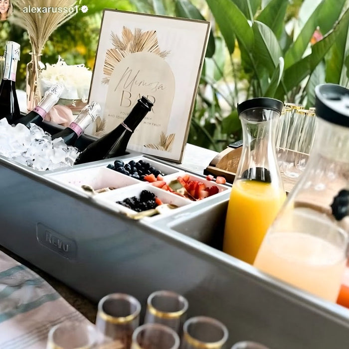 REVO Party Barge Cooler™ | Metallic Gray by REVO COOLERS, LLC