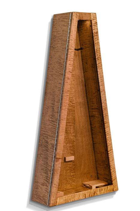 Climacase Triangle Humidor Flamed Maple With Provincial Stain