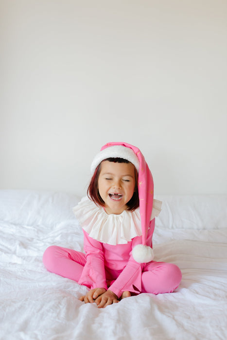 Pink Holiday Elf Pajama Costume by Band of the Wild
