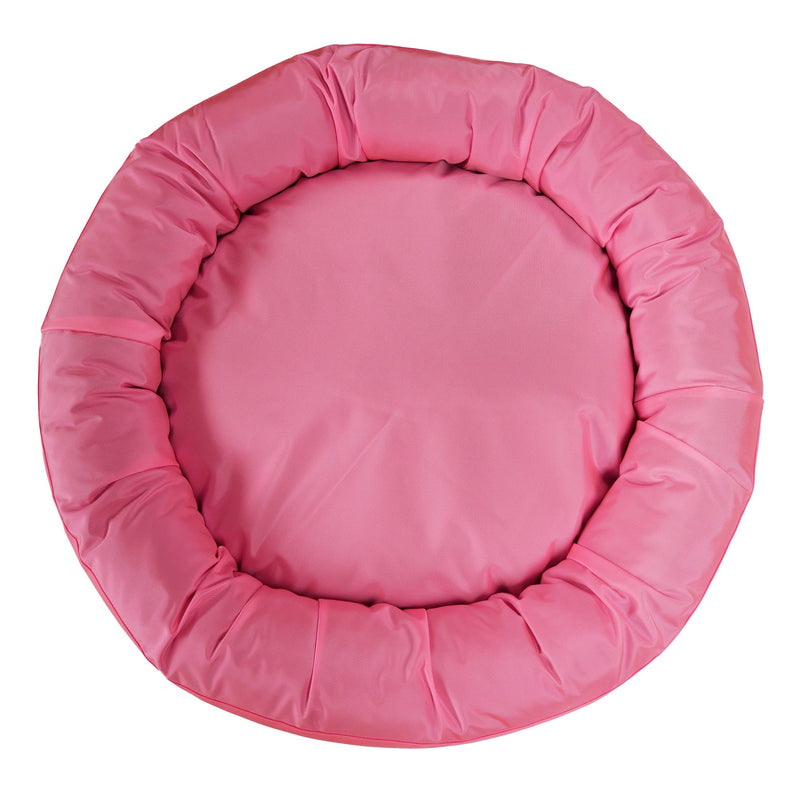 Dog Bed Round Bolster Armor™ 'F#ck Cancer'
