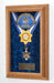 Single Medal Display Case, Wood Awards Display Case., , The Military Gift Store, Military medal and Certificate frame