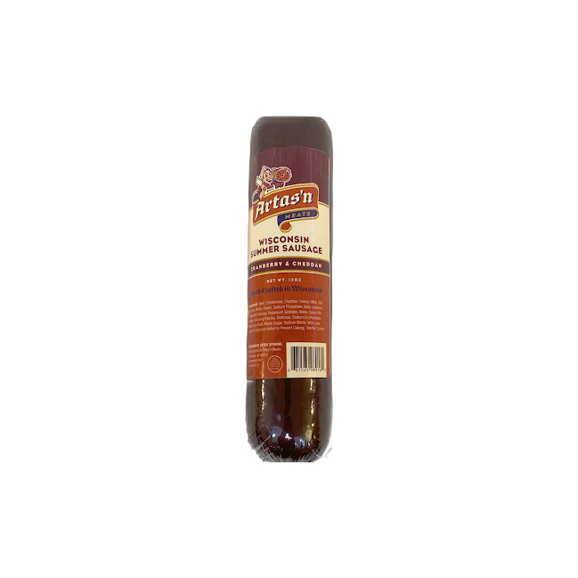 Cranberry Cheddar Summer Sausage 12oz