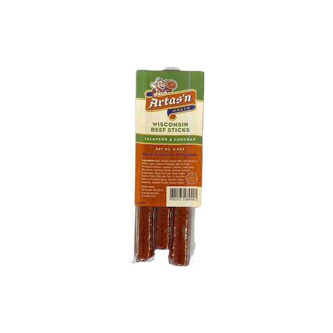 Wisconsin Beef Stick  Jalapeño & Cheddar