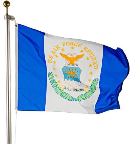 3 x 4 ft U.S. Air Force Retired outdoor flag made in USA