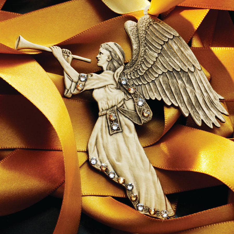 Styled display featuring Angel of Good News
