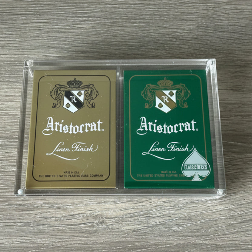 Aristocrat 727 Gold 110th Anniversary Playing Cards