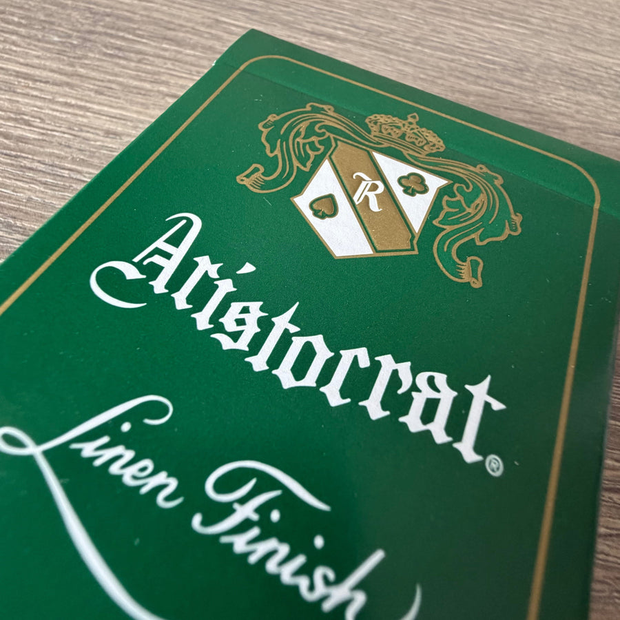 Aristocrat 727 Currency Green 110th Anniversary Playing Cards