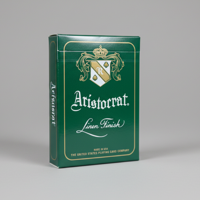 Aristocrat 727 Currency Green 110th Anniversary Playing Cards
