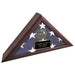 Flag Display Case for 4x6 flag - Cherry Finish., , The Military Gift Store, Flag Display cases
