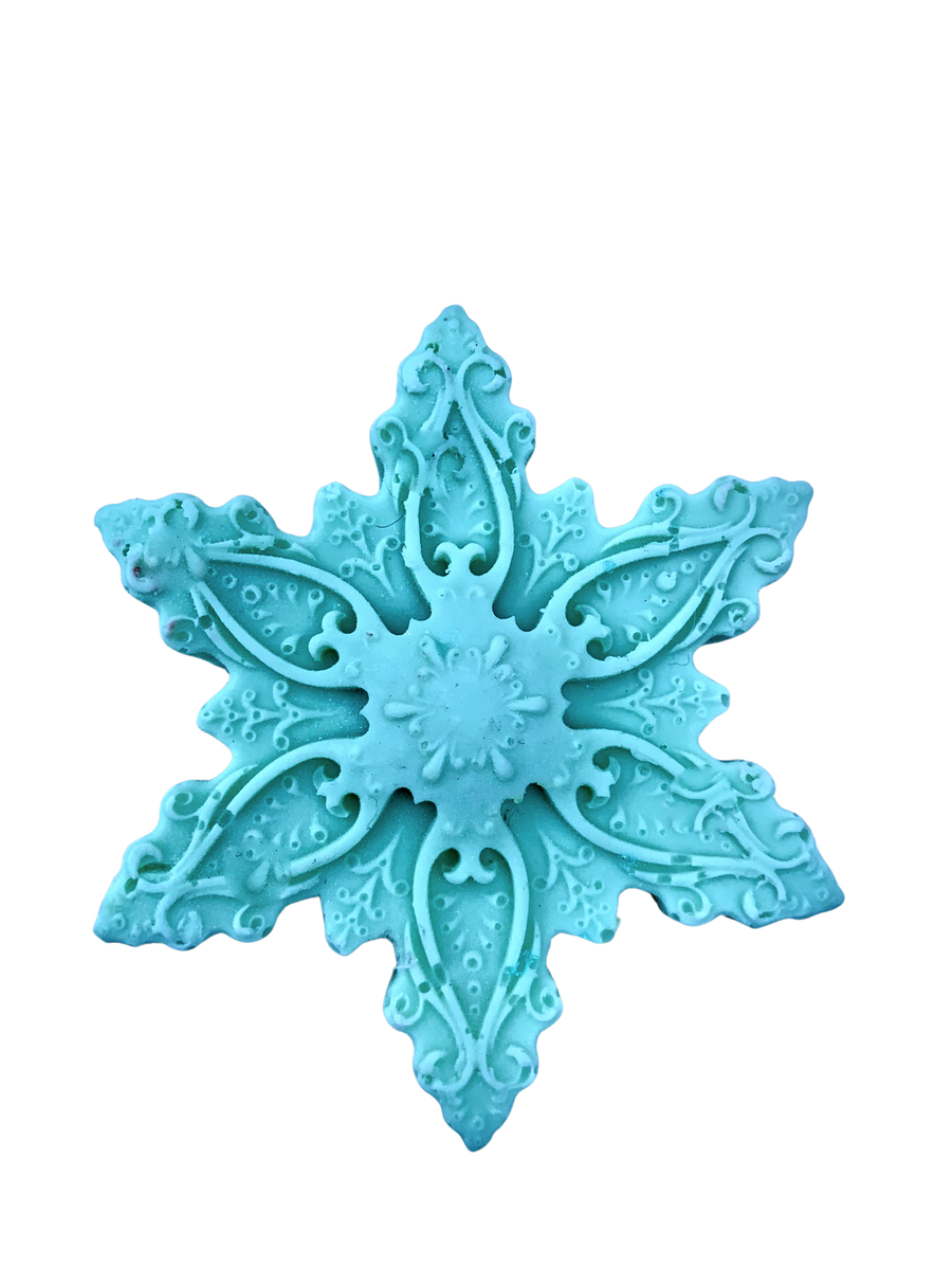 10 Snowflake Soaps