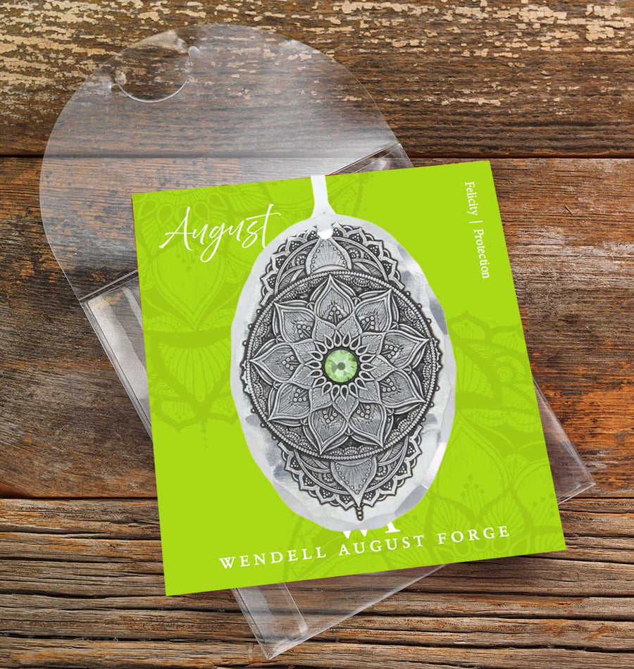 Gift packaging display for Birthstone crystal ornament
