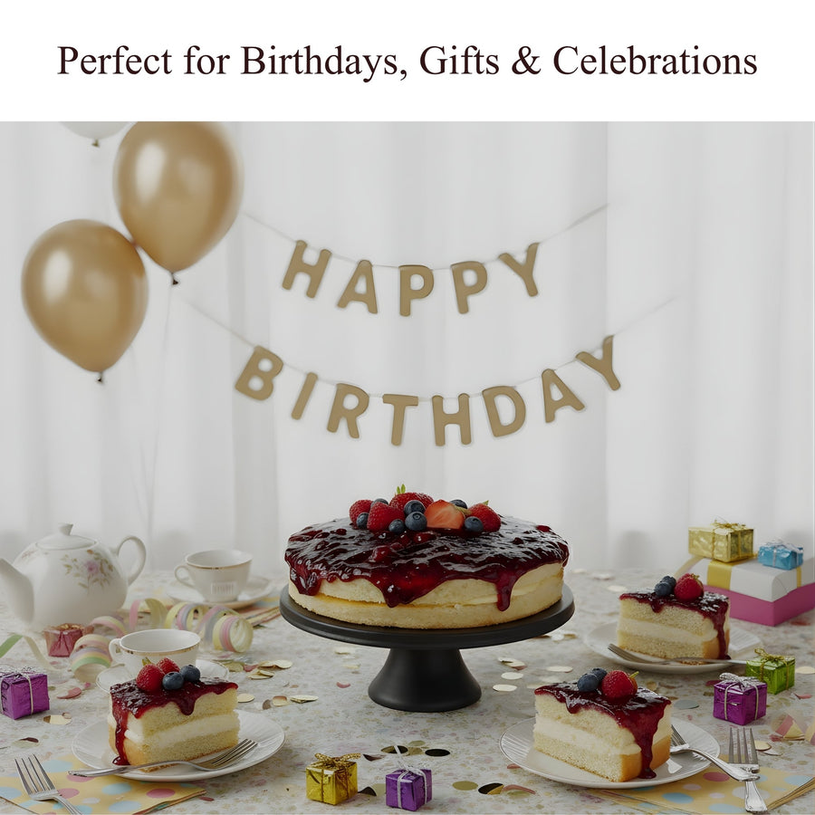 Andy Anand Sugar-Free Gluten-Free Wildberry Cake, 2.5 lb – Keto & Diabetic-Friendly, Mixed Berries, No Preservatives, Birthday Gift Box
