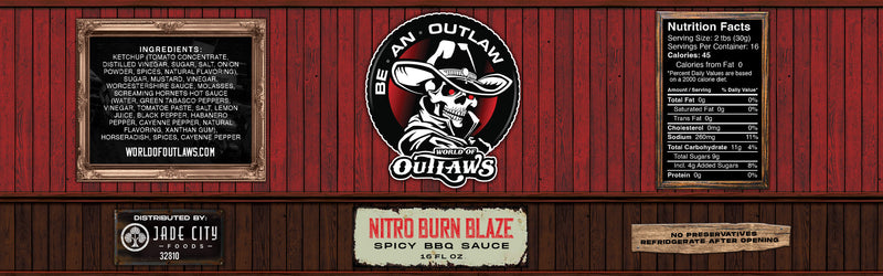 Nitro Burn Blaze : Spicy BBQ Sauce