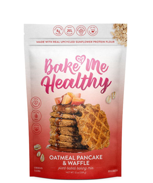 Oatmeal Pancake & Waffle Plant-Based Baking Mix - Bake Me Healthy