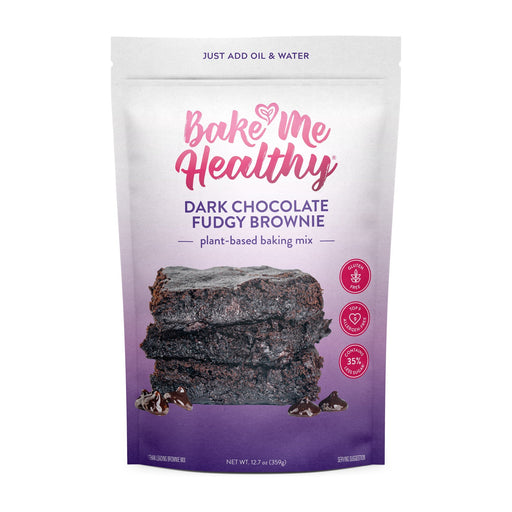 Bake Me Healthy Dark Chocolate Fudgy Brownie Mix - Gluten-Free, Vegan