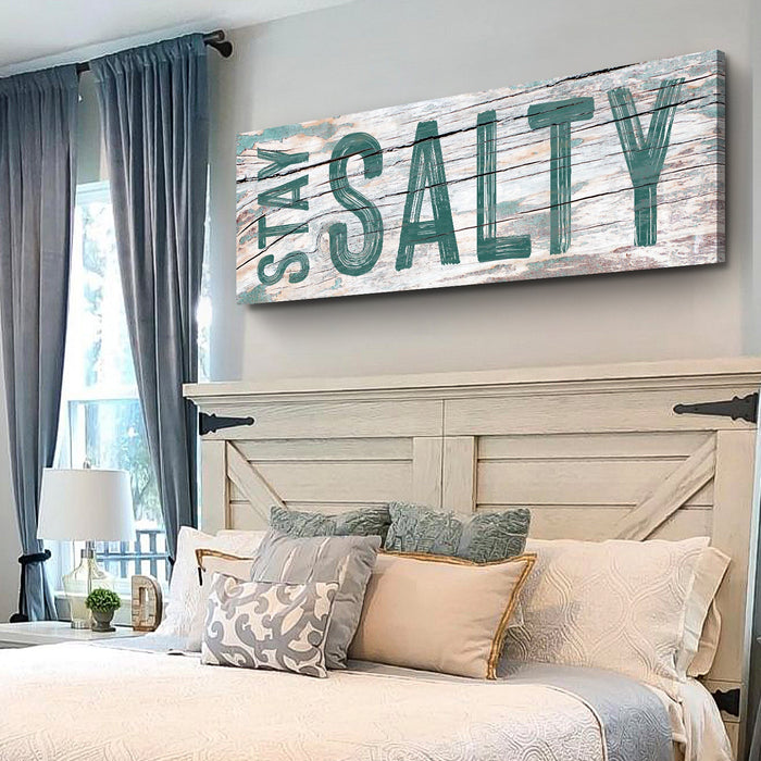 Stay Salty Coastal Sign Vi