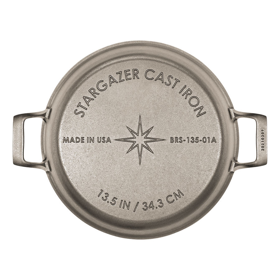 13.5-Inch Cast Iron Braiser
