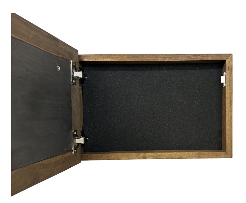 Stylish Buck & Doe Wall-Mounted Gun Cabinet – Elegant Lockable Storage for Your Home