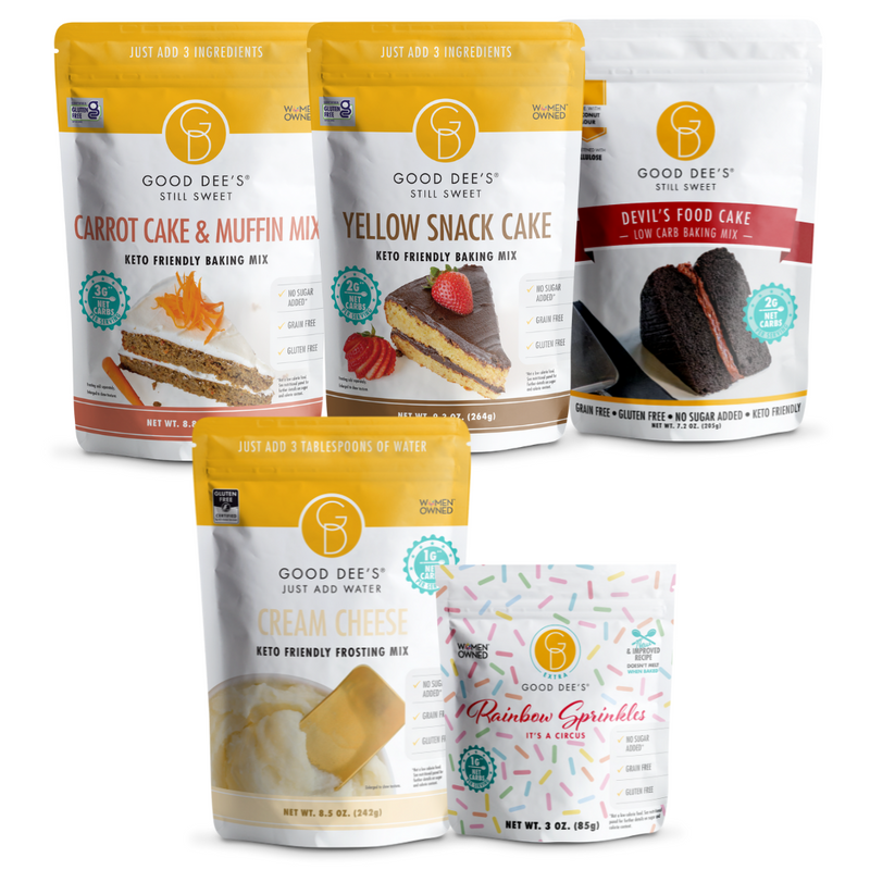 Cupcake Keto Bundle - Gluten Free and No Added Sugar by Good Dee's