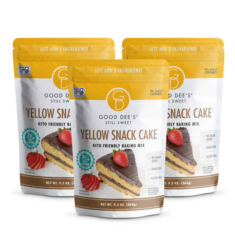 Yellow Snack Keto Cake Mix - Gluten Free and No Added Sugar