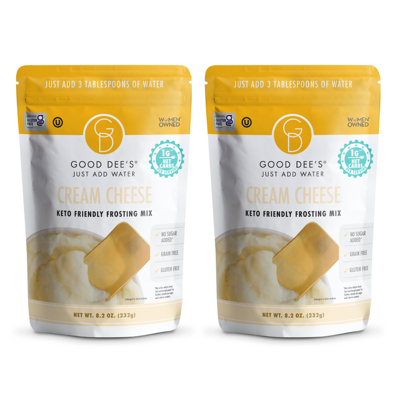 Just Add Water Cream Cheese Keto Frosting - Gluten Free and No Added Sugar