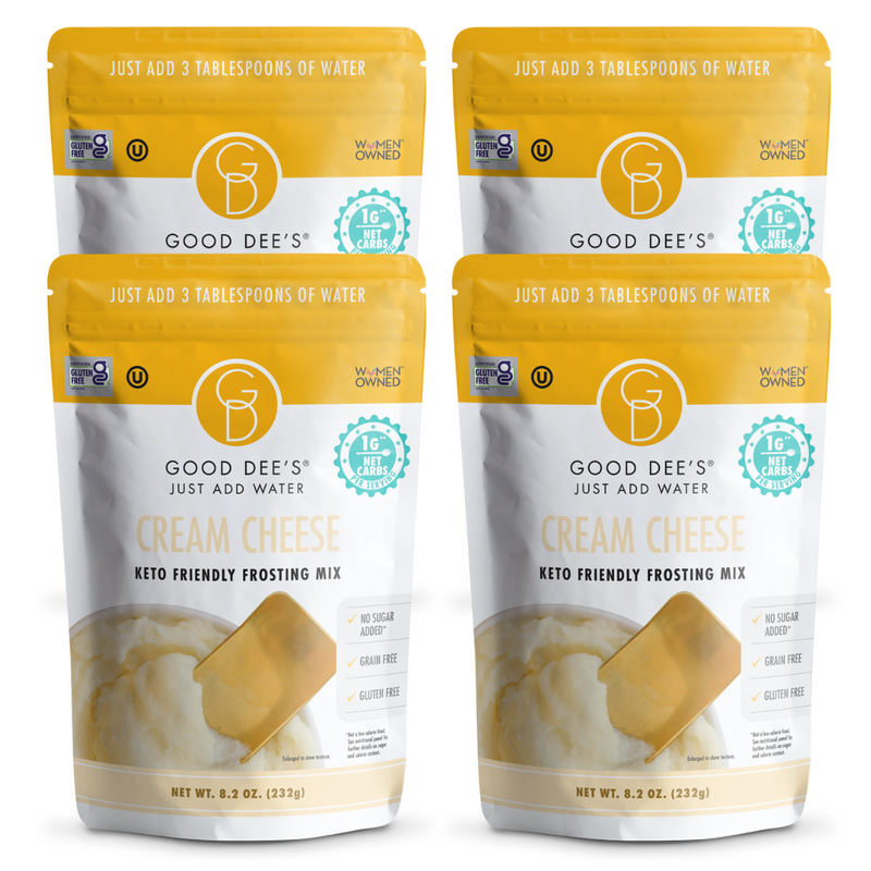 Just Add Water Cream Cheese Keto Frosting - Gluten Free and No Added Sugar