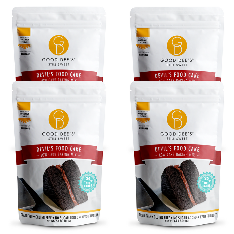 Devil's Food Keto Cake Mix - Gluten Free and No Added Sugar by Good Dee's