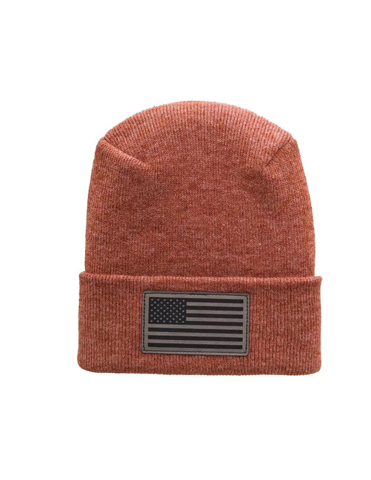 Patented H Stitch Beanie, American Flag Beanie