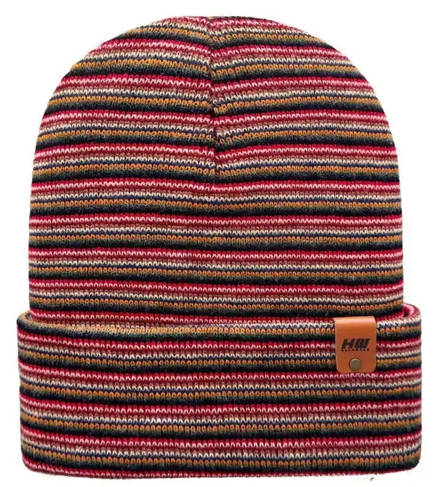 Classic Cuffed Beanie, Multi Color Knit Winter Hats