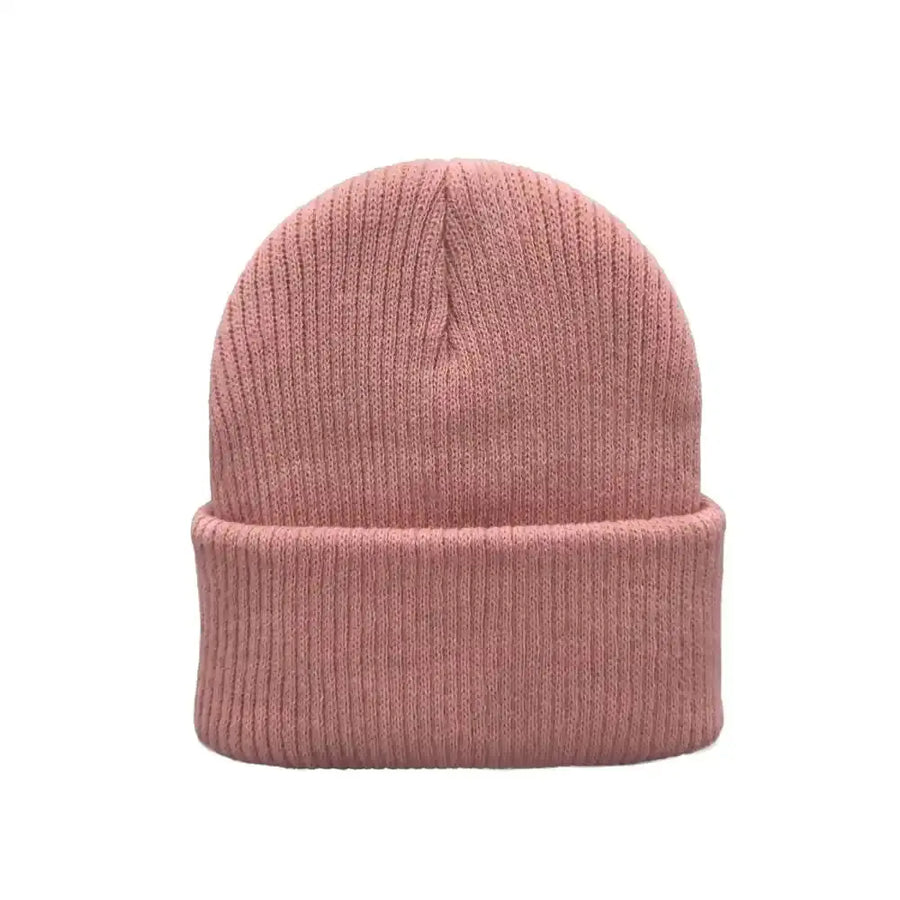 Classic Cuffed Beanie, Kids Knit Beanie, No Logo