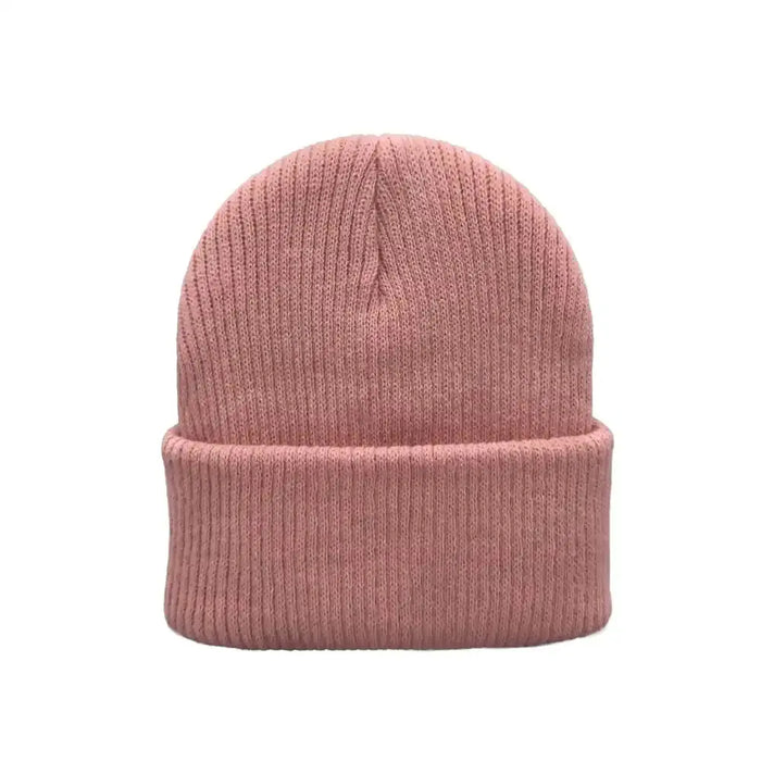 Classic Cuffed Beanie, Kids Knit Beanie, No Logo