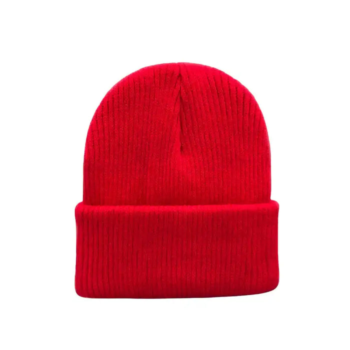 Classic Cuffed Beanie, Kids Knit Beanie, No Logo