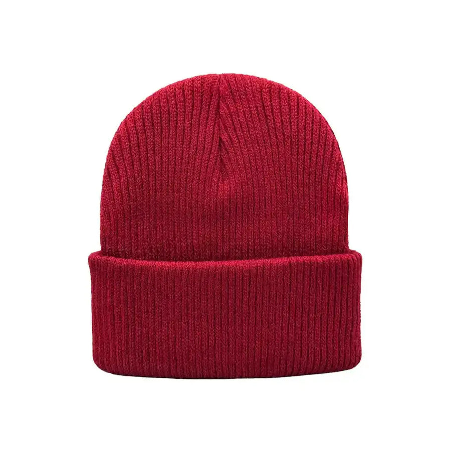 Classic Cuffed Beanie, Kids Knit Beanie, No Logo