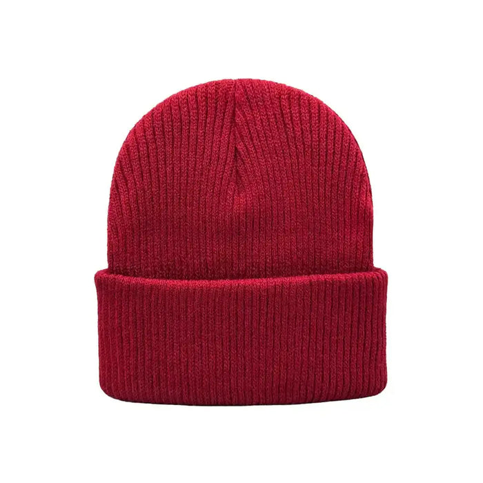 Classic Cuffed Beanie, Kids Knit Beanie, No Logo