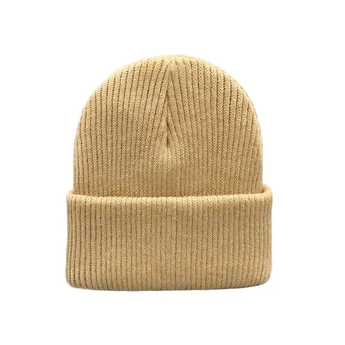 Classic Cuffed Beanie, Kids Knit Beanie, No Logo