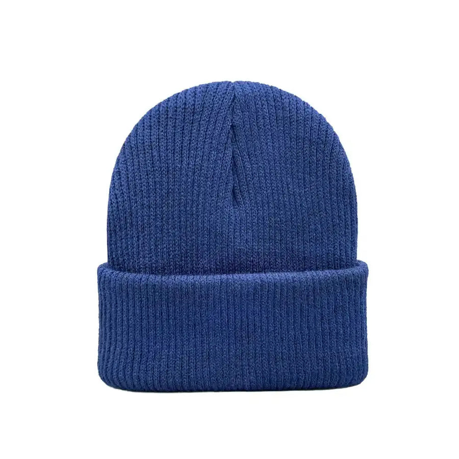 Classic Cuffed Beanie, Kids Knit Beanie, No Logo
