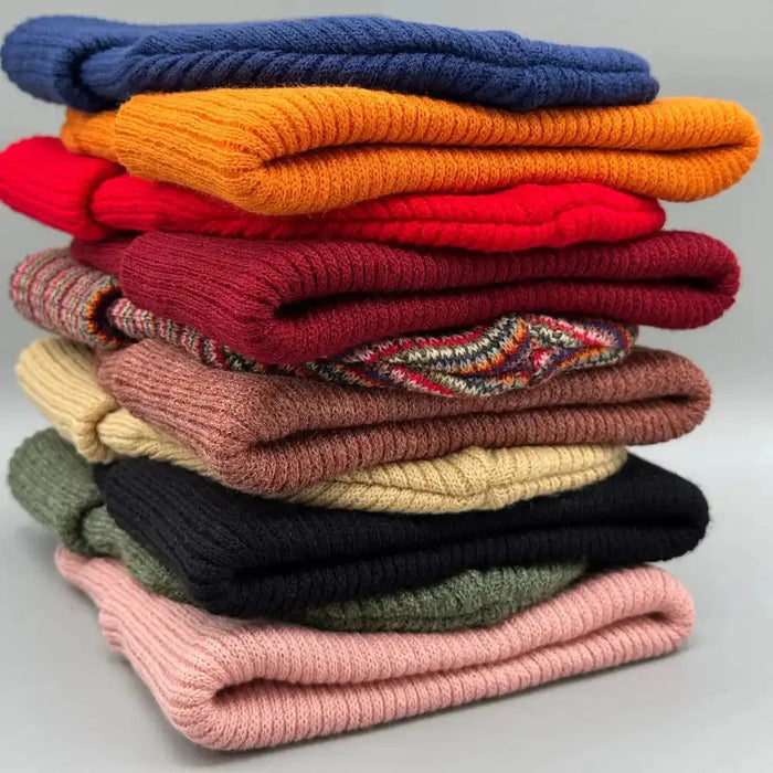 Classic Cuffed Beanie, Kids Knit Beanie