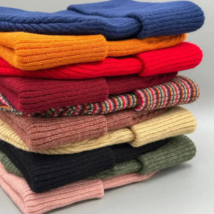 Classic Cuffed Beanie, Kids Knit Beanie