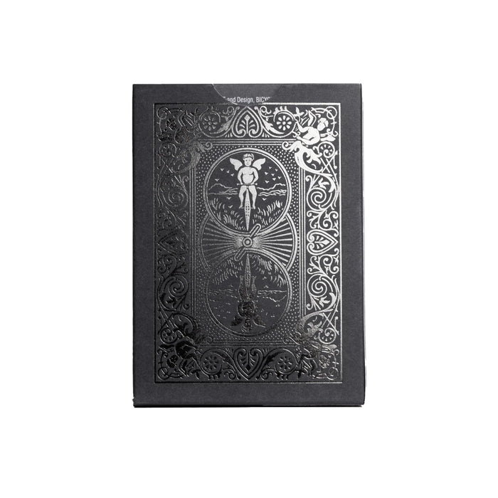 Bicycle Black and Silver Metalluxe Playing Cards – Premium Foil Edition