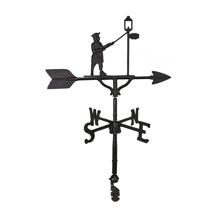 Historic Lamplighter 32" Weathervane | Patriot Forged in the USA