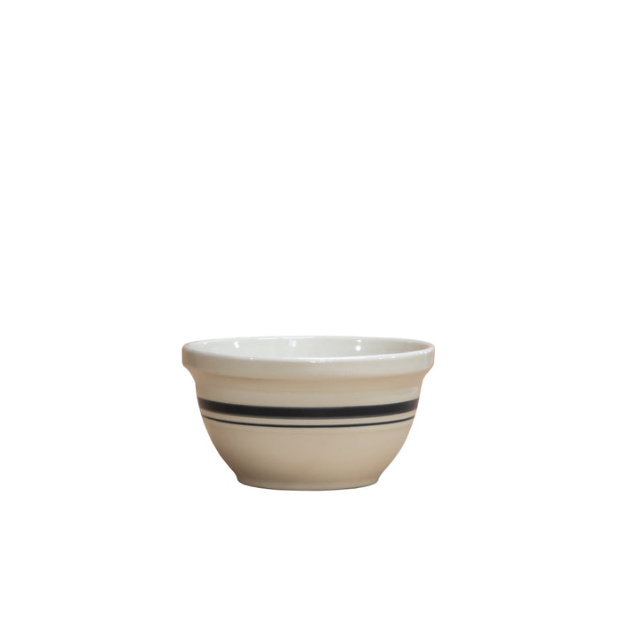 10-Inch Stoneware Mixing Bowl - Black Stripe