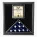 Flag and Document Case - Vertical 8 1/2 x 11 Document for Hanging Medals and Other Memorabilia - fit 3' x 5' flag or fit 5' x 9.5' Flag., Flag and Document Case - Vertical 8 1/2 x 11 Document., The Military Gift Store, Flag and Document Display Case