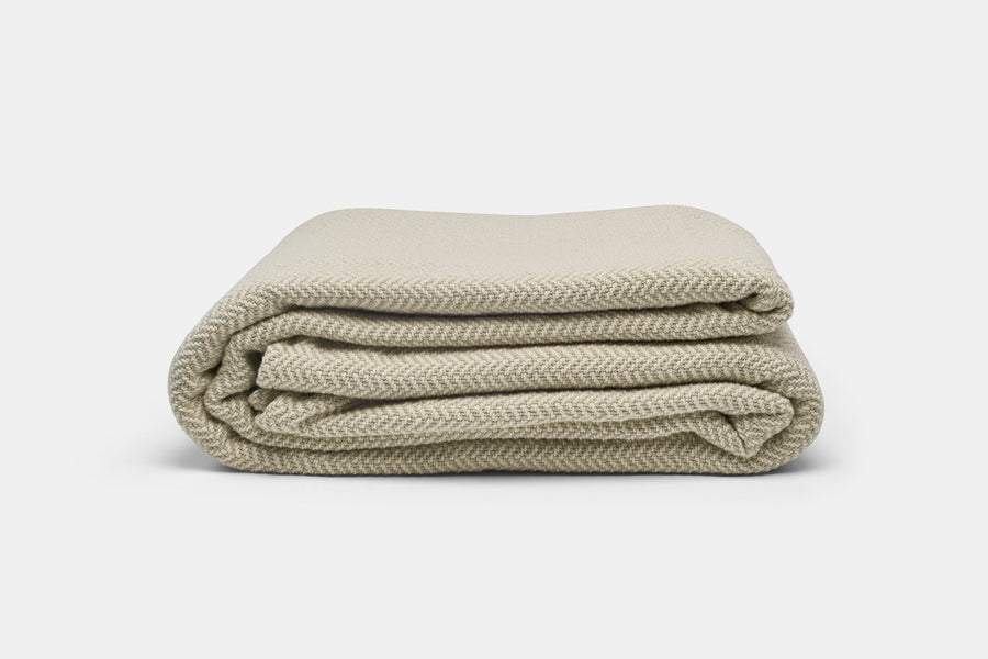 Herringbone Weave Cotton Blanket