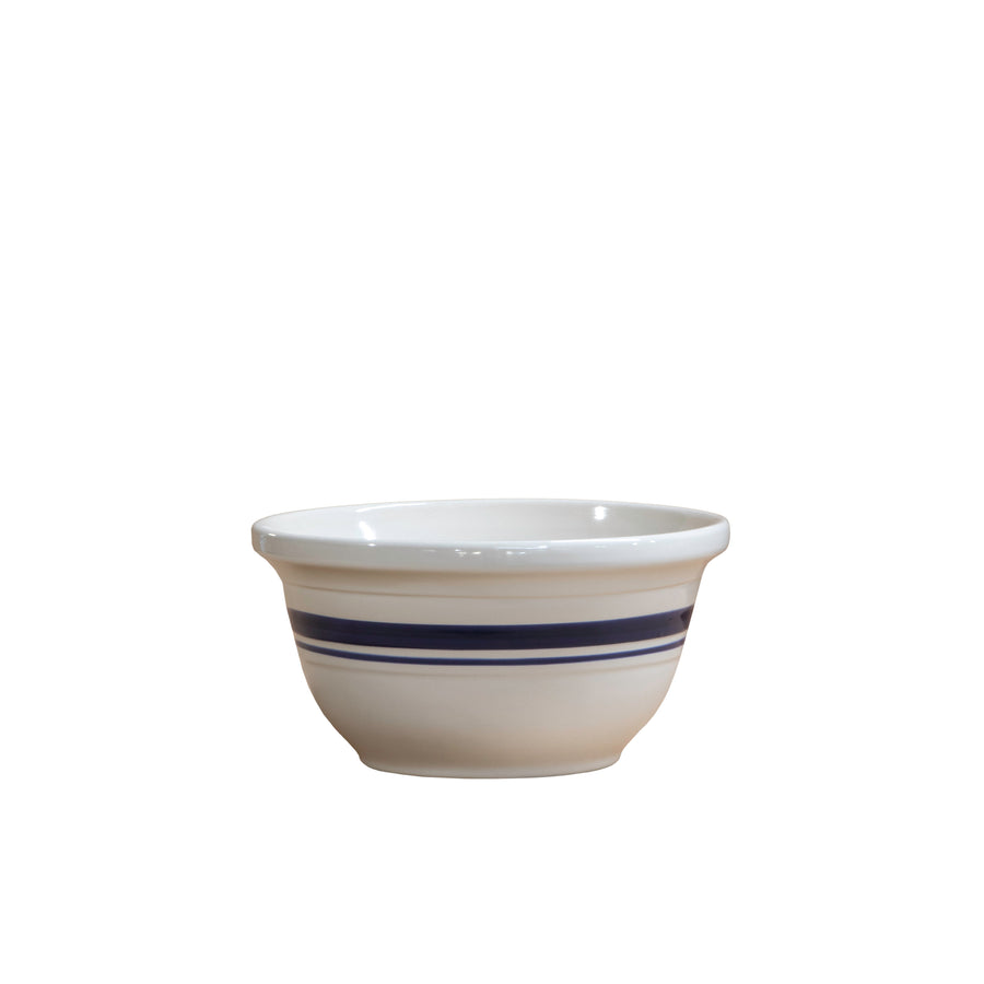 12-Inch Stoneware Mixing Bowl - Blue Stripe