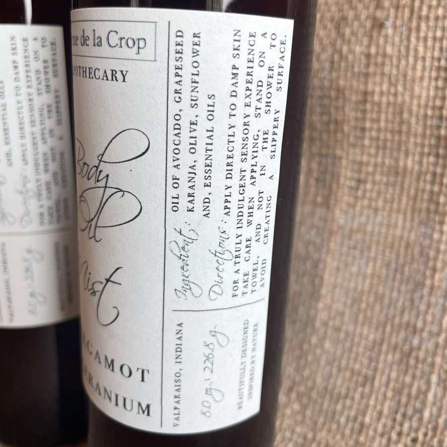 Body Oil Mist - Essential Oils or Naked