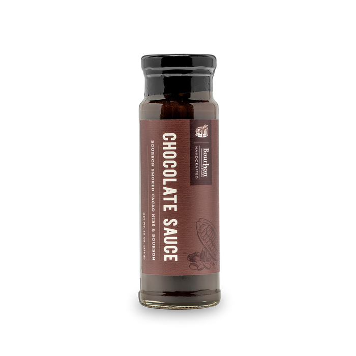 Chocolate Sauce – Bourbon Smoked Cacao Nibs & Bourbon